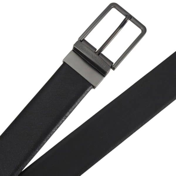 EMPORIO ARMANI REVERSIBLE BELT BLACK1