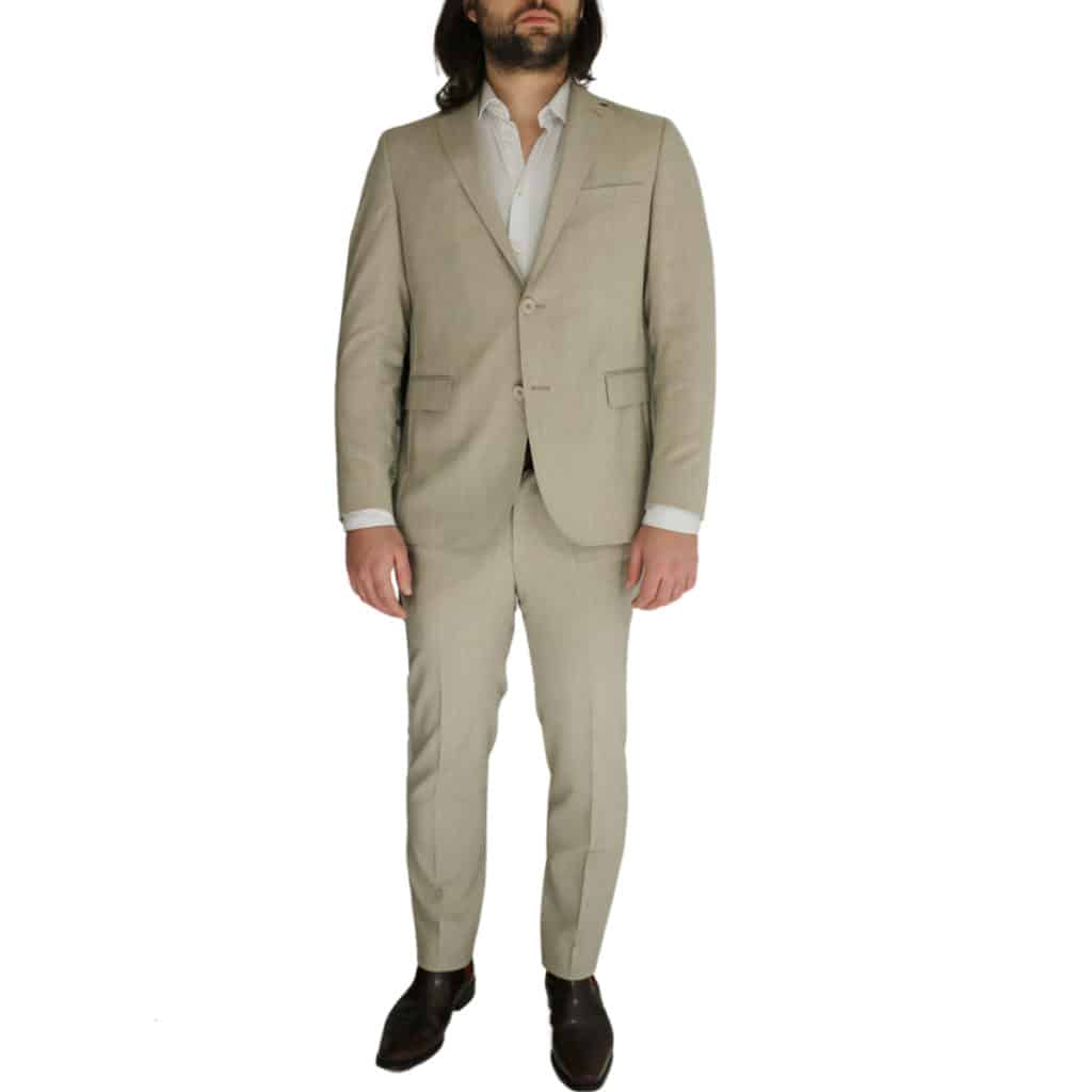 Eduard Dressler beige jacket and trouser