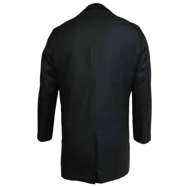 Eduard Dressler black raincoat back