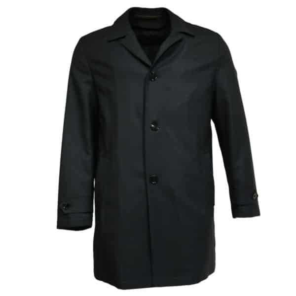 Eduard Dressler black raincoat front