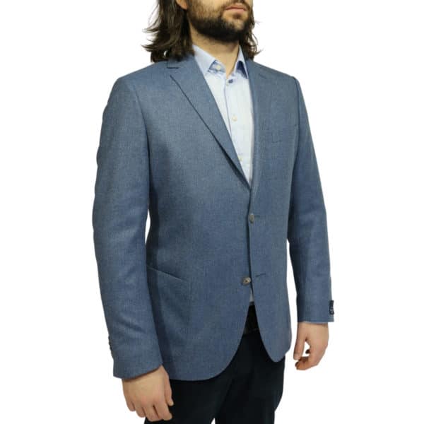 Eduard Dressler blazer jacket blue side 1