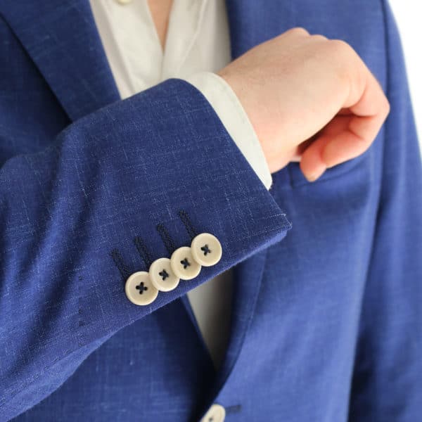 Eduard Dressler blue jacket button detail