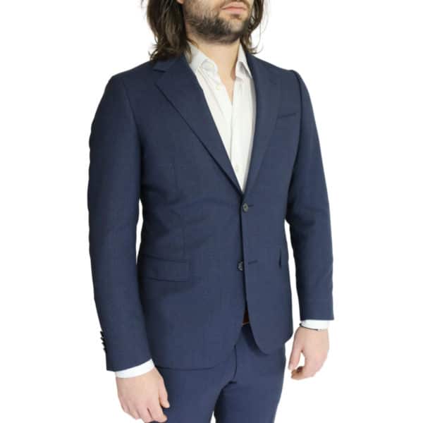 Eduard Dressler navy suit jacket side