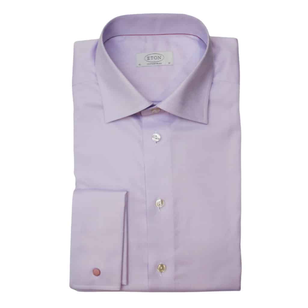 Eton shirt herringbone twill french cuff2