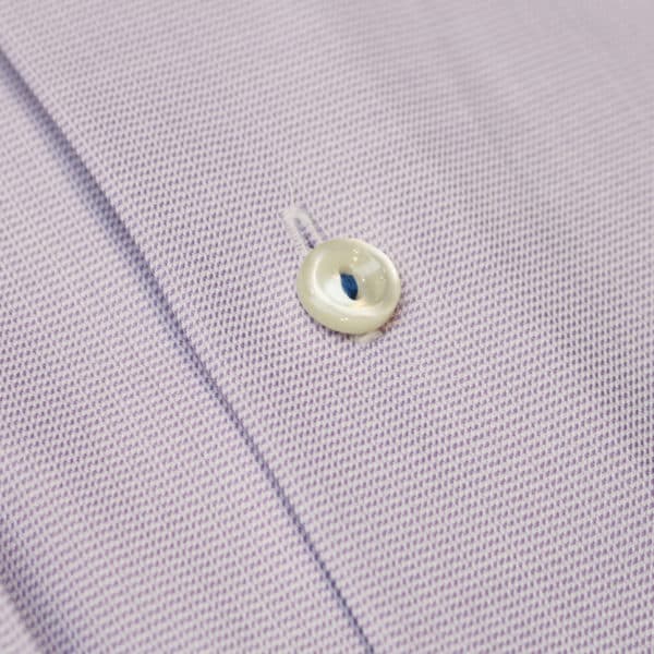 Eton shirt textured twill purple fabric 2