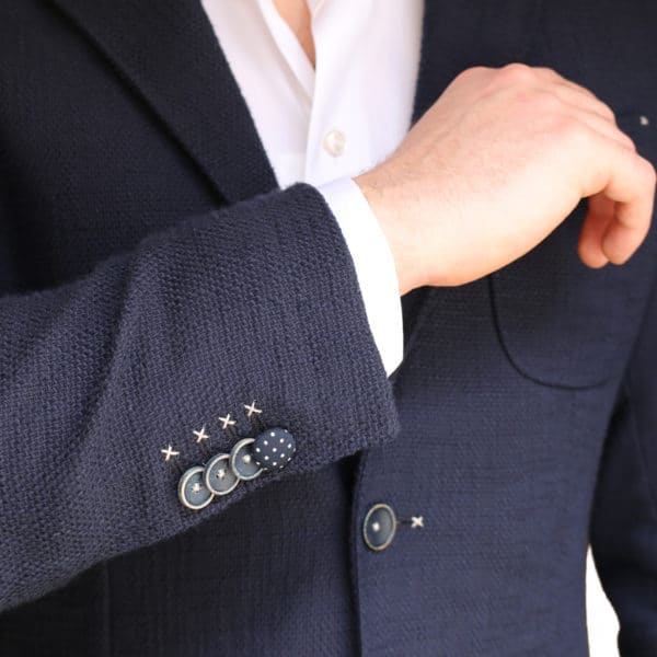 Holland esquire jacket navy buttons