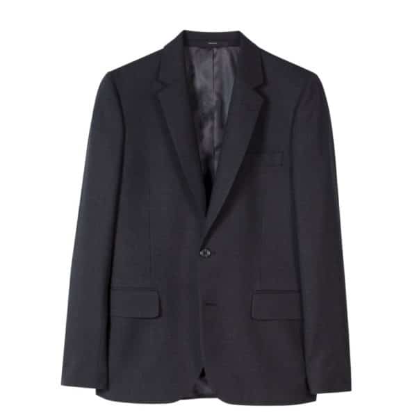 Paul Smith Mens Tailored Fit wool suit in Charcoal Jacket