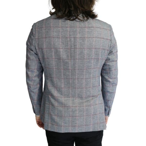 Roy Robson big check jacket back