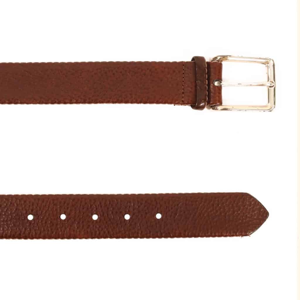 Warwicks brown leather belt