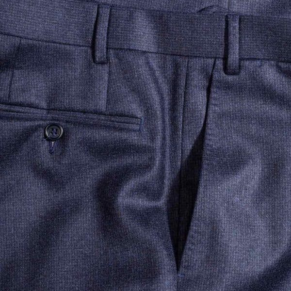 canali charccoal pinhead trousers