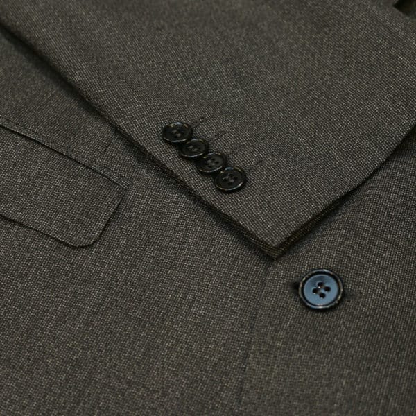 canali suit charcoal button detail2