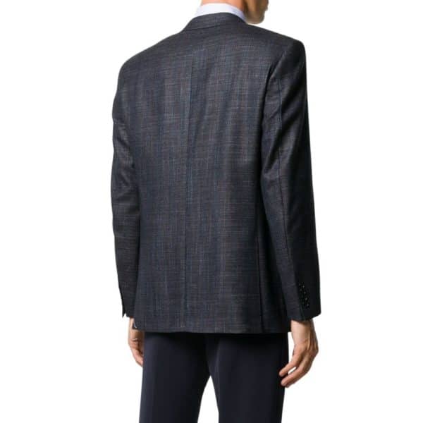 CANALI MICRO WEAVE JACKET IN NAVY2