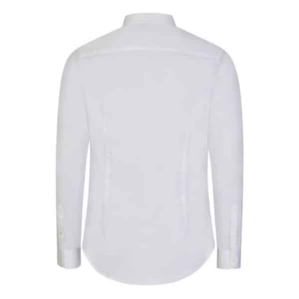 EMPORIO ARMANI WHITE COTTON POPLIN SHIRT1