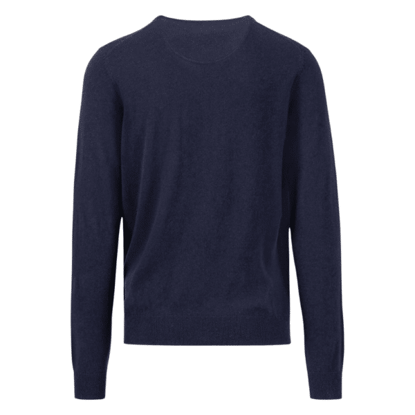 Fynch Hatton Navy Crew Neck AW rear