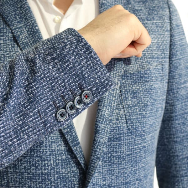 Roy Robson jacket speckled navy buttons