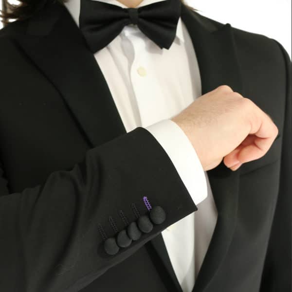 Without Prejudice black suit jacket buttons