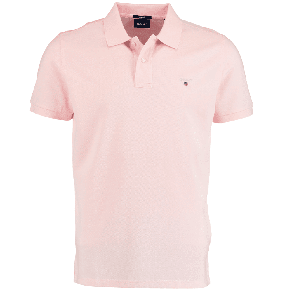 GANT POLO SHIRT PINK FRONT