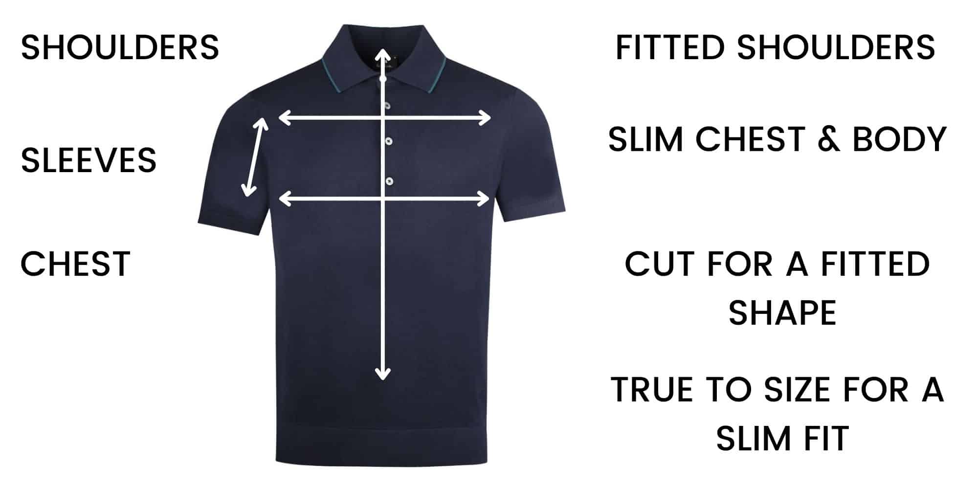 Paul Smith polo shirts Size Guide