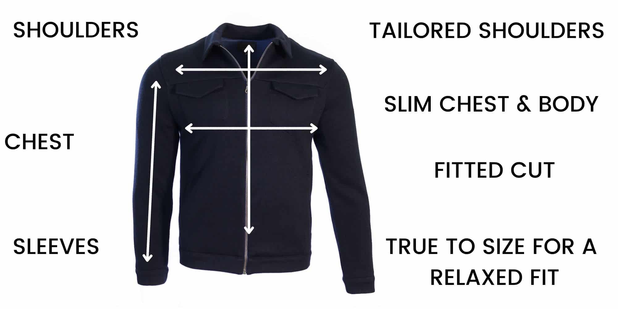 SAND Copenhagen Casual Jacket Size Guide
