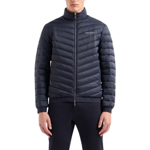 ARMANI EXCHANGE Padded Down Navy Puffer Jacket