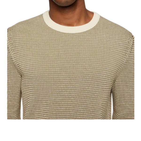 BOSS Kosponsil Stone CREW NECK JumpeR | Menswear Online