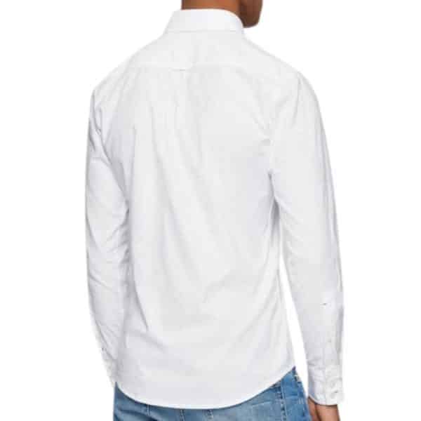 BOSS Mabsoot LS White Shirt Rear