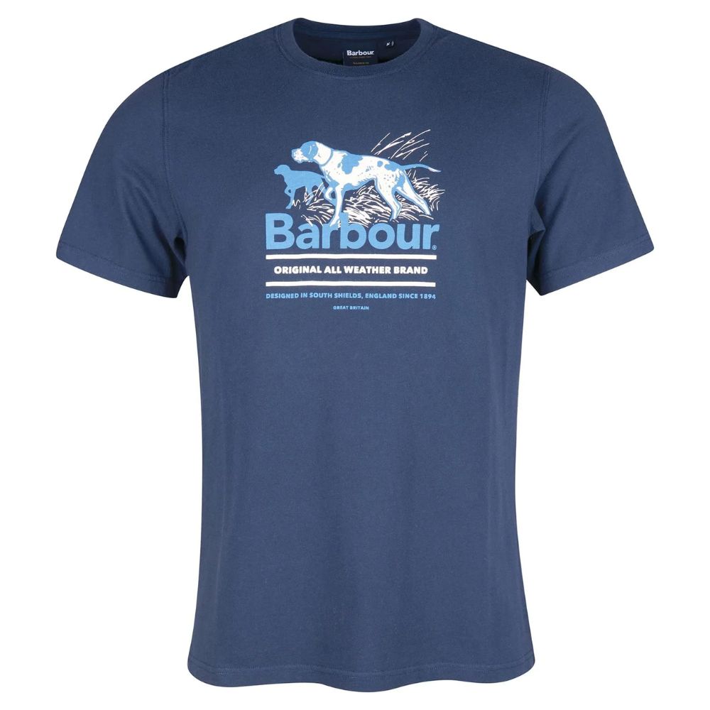 Barbour wilfred navy t shirt 4