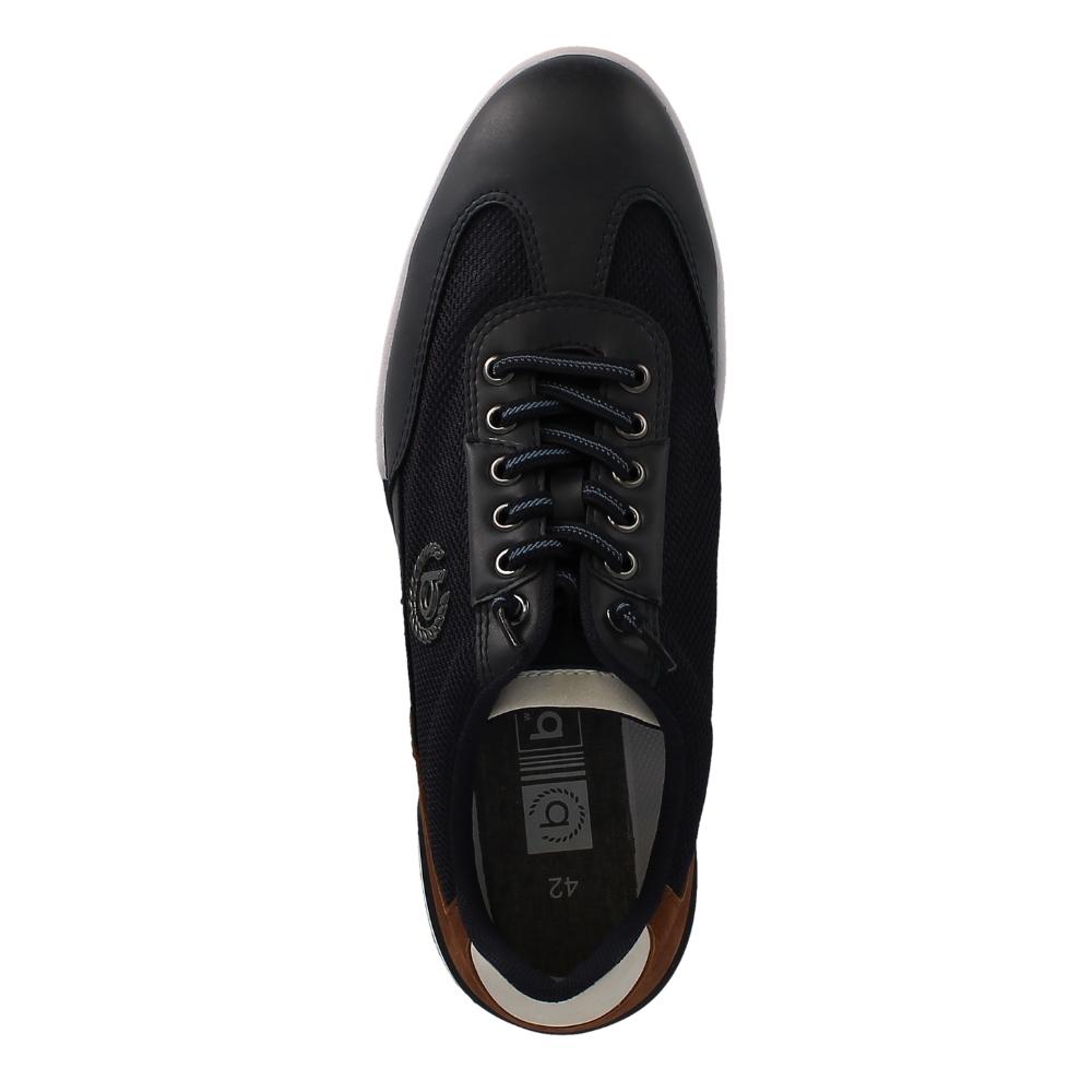 Bugatti Solar Exko Navy Trainers | Menswear Online