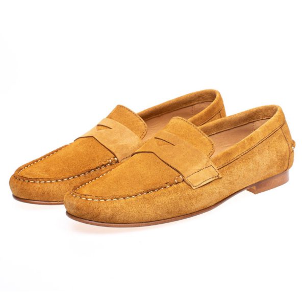 John White Whisky Driving Shoe pair