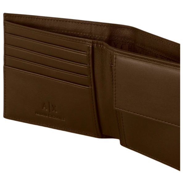 AX Brown Coin Wallet Open