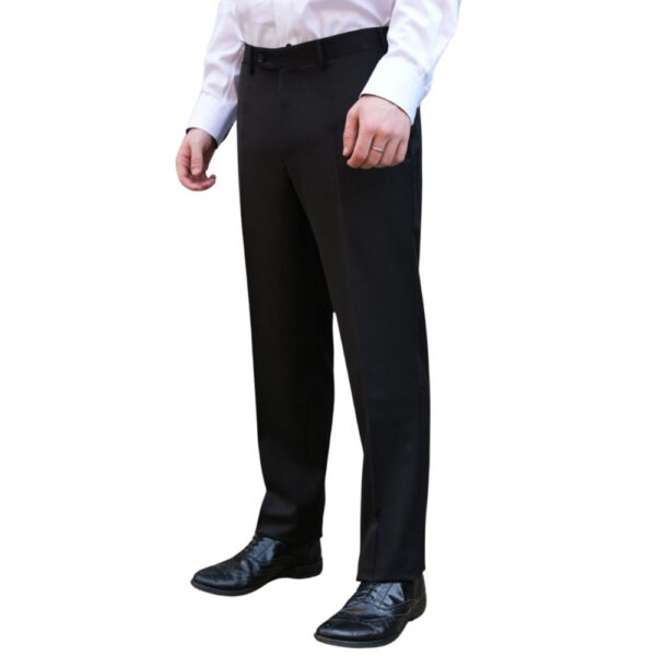 Canali Black Trousers side 2