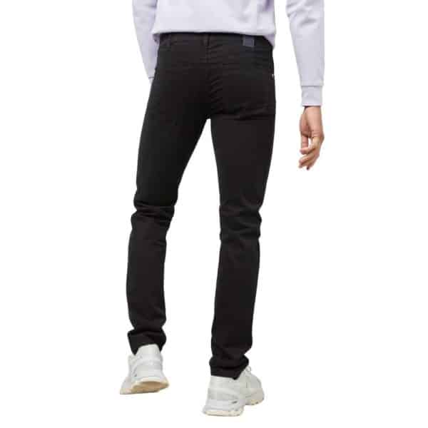 M5 Pima Cotton Five Pocket Black Slim Jeans 2