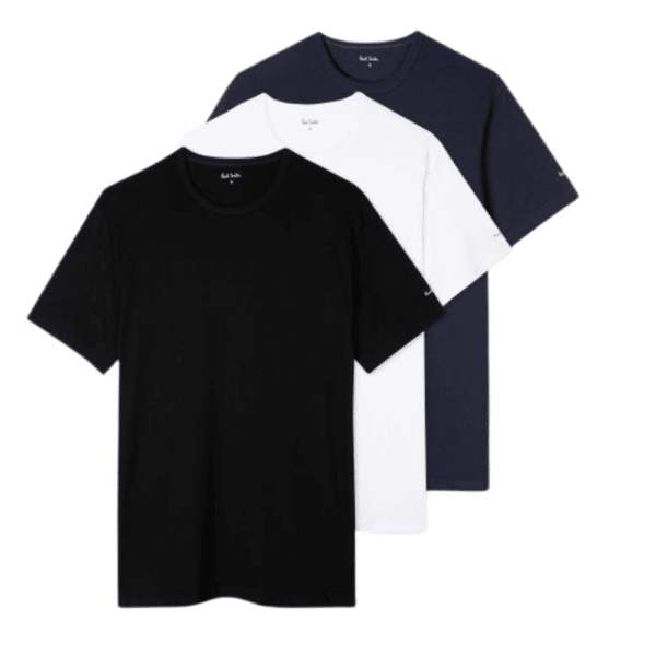 Paul Smith 3 Pack T Shirt Black Navy White