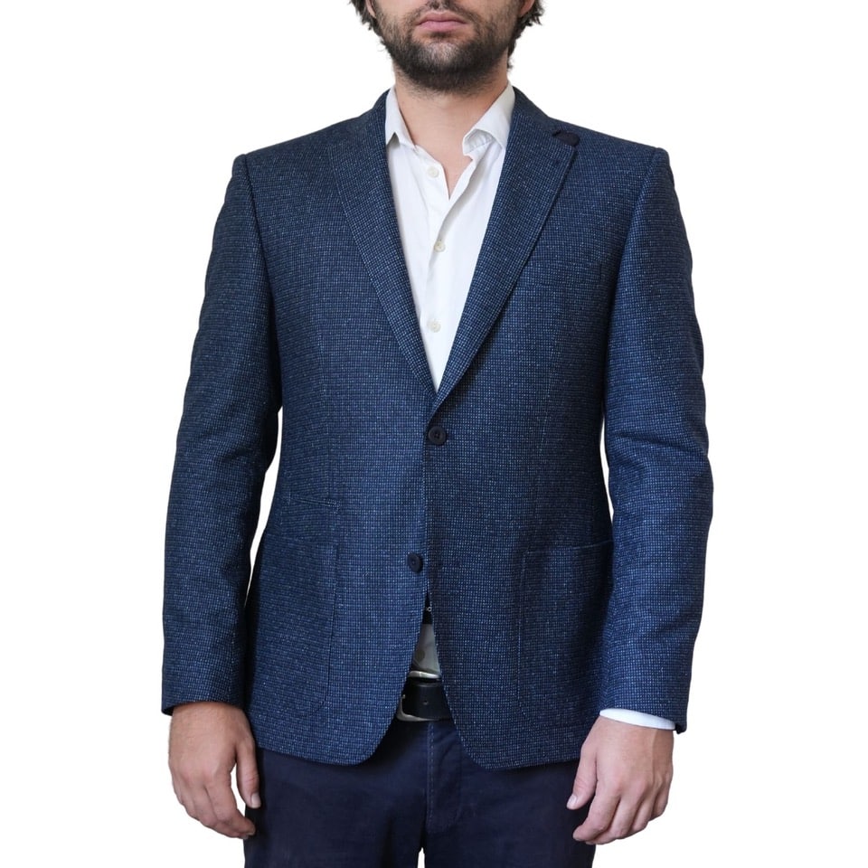 Roy Robson Pick Pick Textured Navy Jacket 1