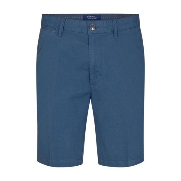 Sunwill Pin head Blue Chino Shorts