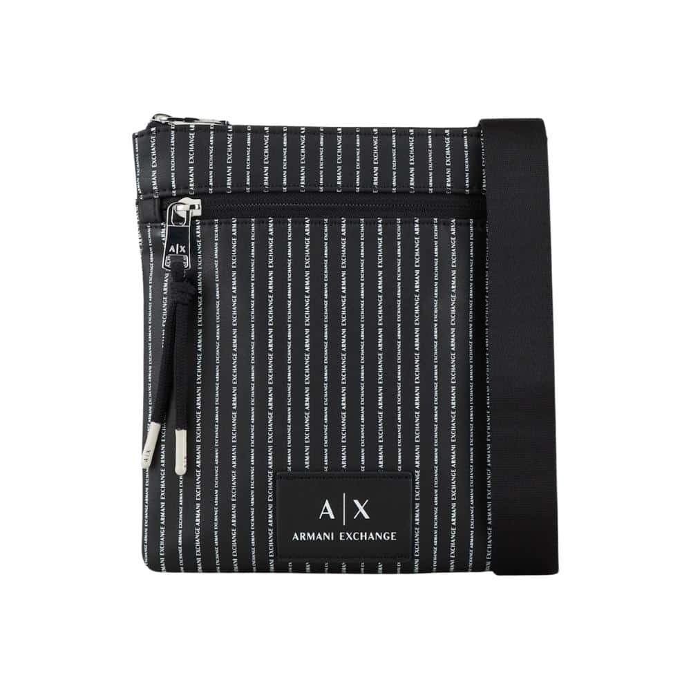 Armani Exchange Flat Logo Print Massager Bag 6