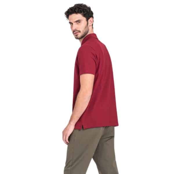 Paul Shark Organic Cotton Pique Dark Wine Polo 3