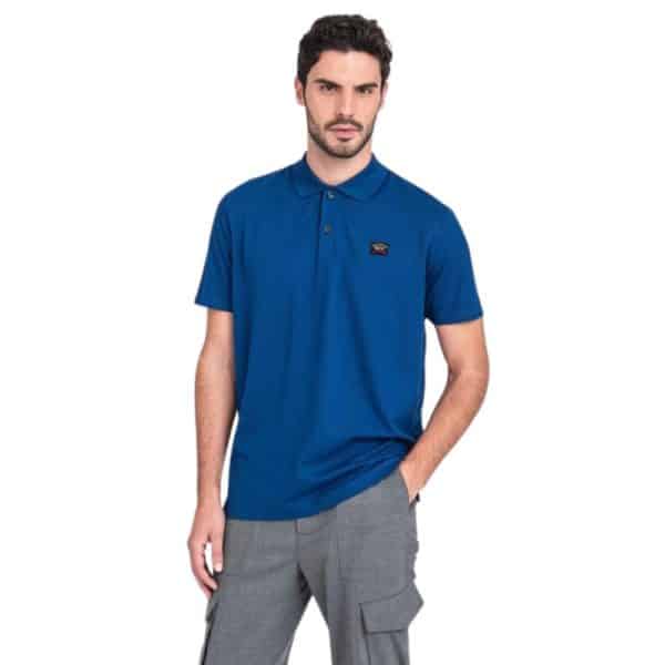 Paul Shark Organic Cotton Pique Royal Blue Polo 2