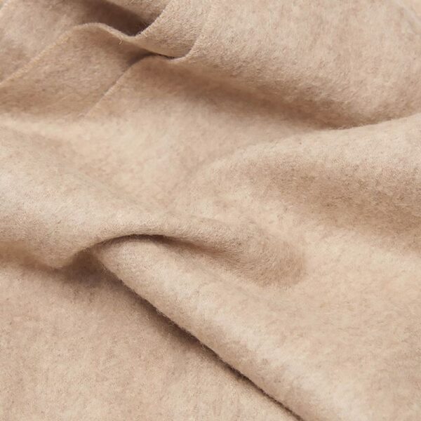 BARBOUR PLAIN LIGHT BROWN LAMBSWOOL SCARF 2