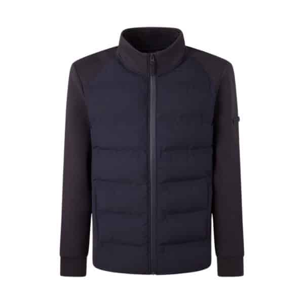 Hackett Removable Hood Navy Hybrid Jacket 3