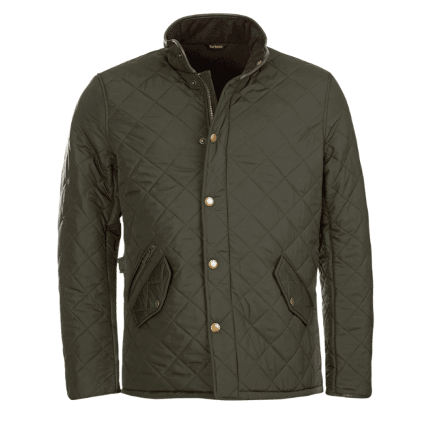 BARBOUR Powell GREEN QUILTED JACKET | Menswear Online