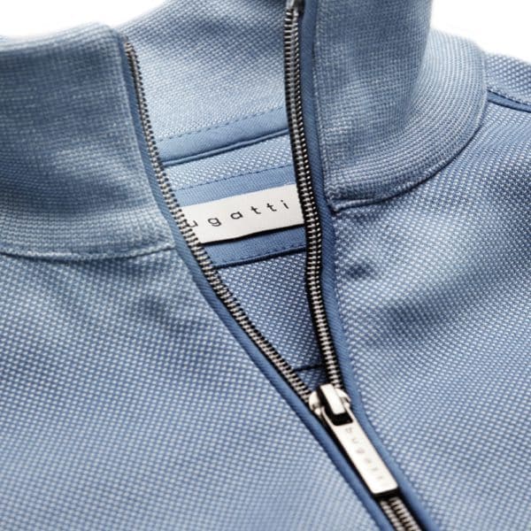 Bugatti Fine Mesh Sky Blue Full Zip 2