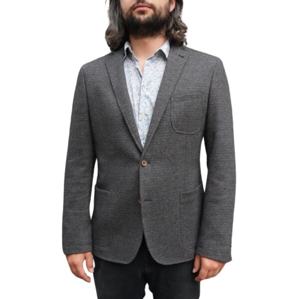 Warwicks Black and Grey Flecked Smart Jacket