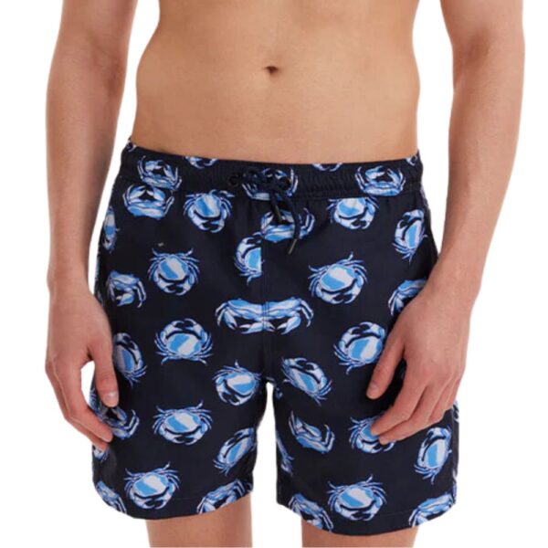 Westmark London Crab Icon Navy Swim Shorts Menswearonline