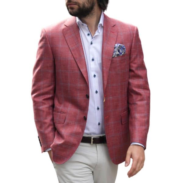 Canali coral jacket