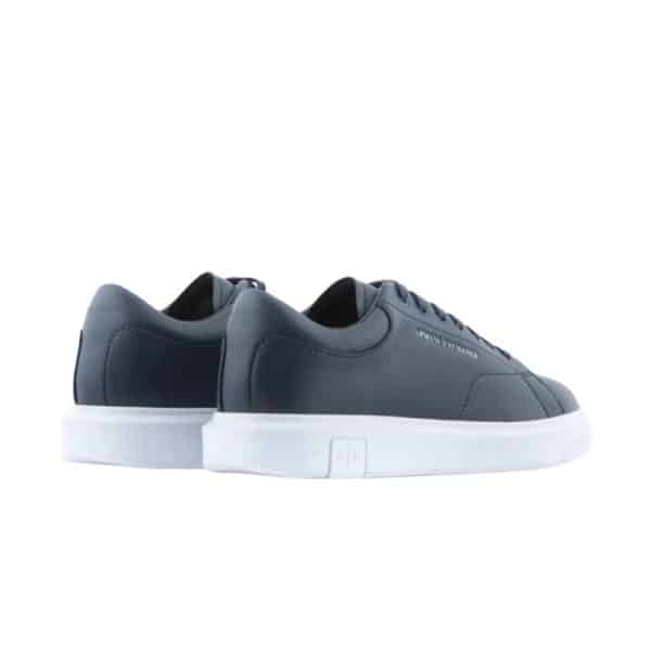 EXCHANGE LEATHER NAVY TRAINERS 3
