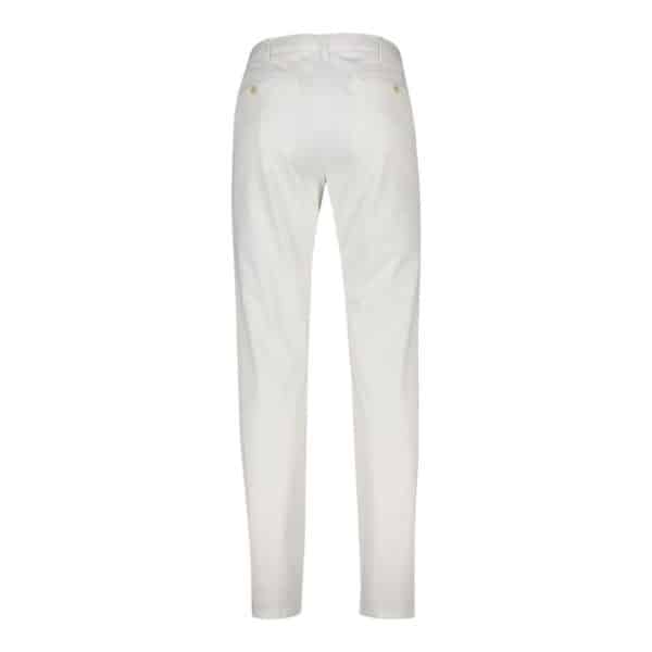 Meyer Rio White Chino Trousers 2