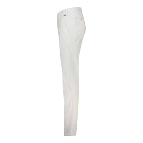 Meyer Rio White Chino Trousers 3