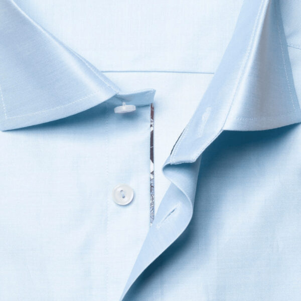 ETON SLIM FIT ROYAL TWILL LIGHT BLUE SHIRT 3