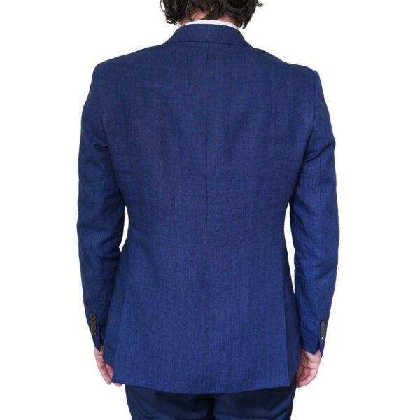 WARWICKS ANGELICO 100 LINEN ROYAL BLUE JACKET back